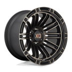 Xd Xd846 Double Deuce 20X9 +0 Satin Black W/ Dark Tint