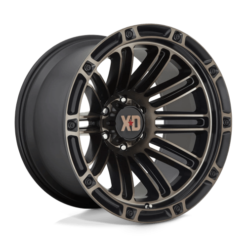 Xd Xd846 Double Deuce 20X9 +0 Satin Black W/ Dark Tint