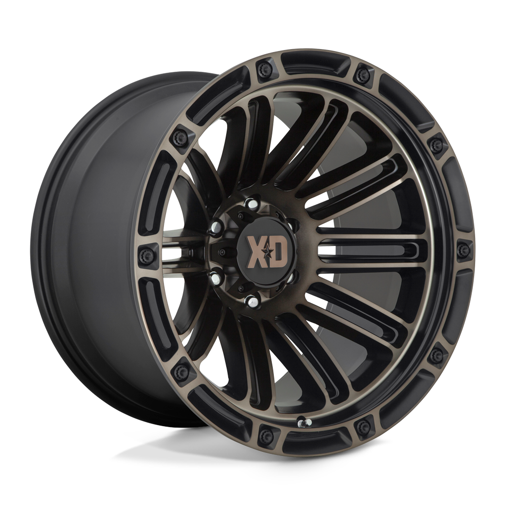 Xd Xd846 Double Deuce 20X9 +0 Satin Black W/ Dark Tint