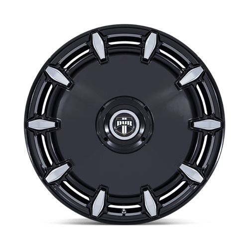 Dub 1Pc Dc271 Cheef 24X10 +18 Gloss Black Milled