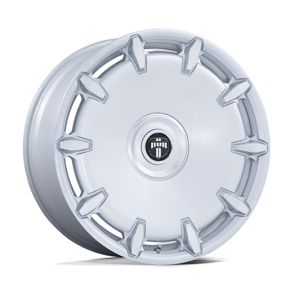 Dub 1Pc Dc271 Cheef 24X10 +18 Silver Machined