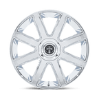 Dub 1Pc Dc273 Pull 24X10 +15 Chrome