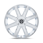 Dub 1Pc Dc273 Pull 26X10 +20 Chrome
