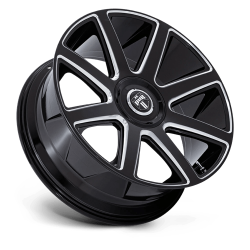 Dub 1Pc Dc273 Pull 24X9 +15 Gloss Black Milled