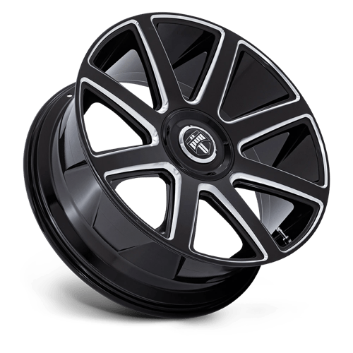 Dub 1Pc Dc273 Pull 26X10 +20 Gloss Black Milled