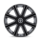 Dub 1Pc Dc273 Pull 26X10 +30 Gloss Black Milled
