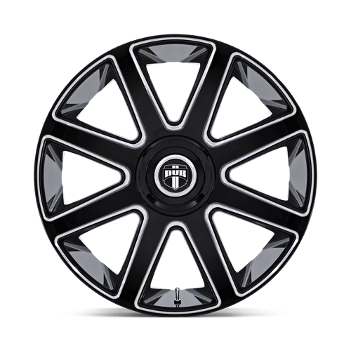 Dub 1Pc Dc273 Pull 26X10 +30 Gloss Black Milled