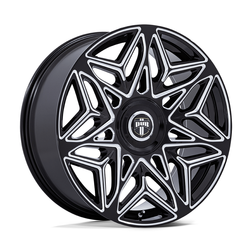 Dub 1Pc Dc274 Anomaly 24X10 +25 Gloss Black Milled