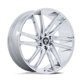 Dub 1Pc Dc275 Blaze 24X10 +25 Chrome