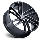 Dub 1Pc Dc275 Blaze 24X10 +30 Gloss Black W/ Machined Face