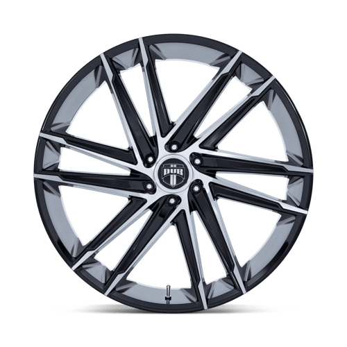 Dub 1Pc Dc275 Blaze 24X10 +30 Gloss Black W/ Machined Face