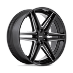 Dub 1Pc S267 Dirty Dog 26X10 +25 Glossy Black Milled