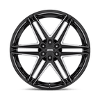 Dub 1Pc S267 Dirty Dog 26X10 +25 Glossy Black Milled