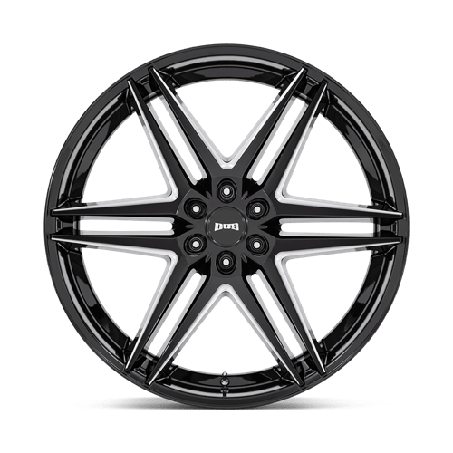 Dub 1Pc S267 Dirty Dog 26X10 +25 Glossy Black Milled