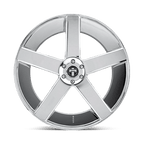 Dub 1Pc S115 Baller 24X10 +20 Chrome Plated