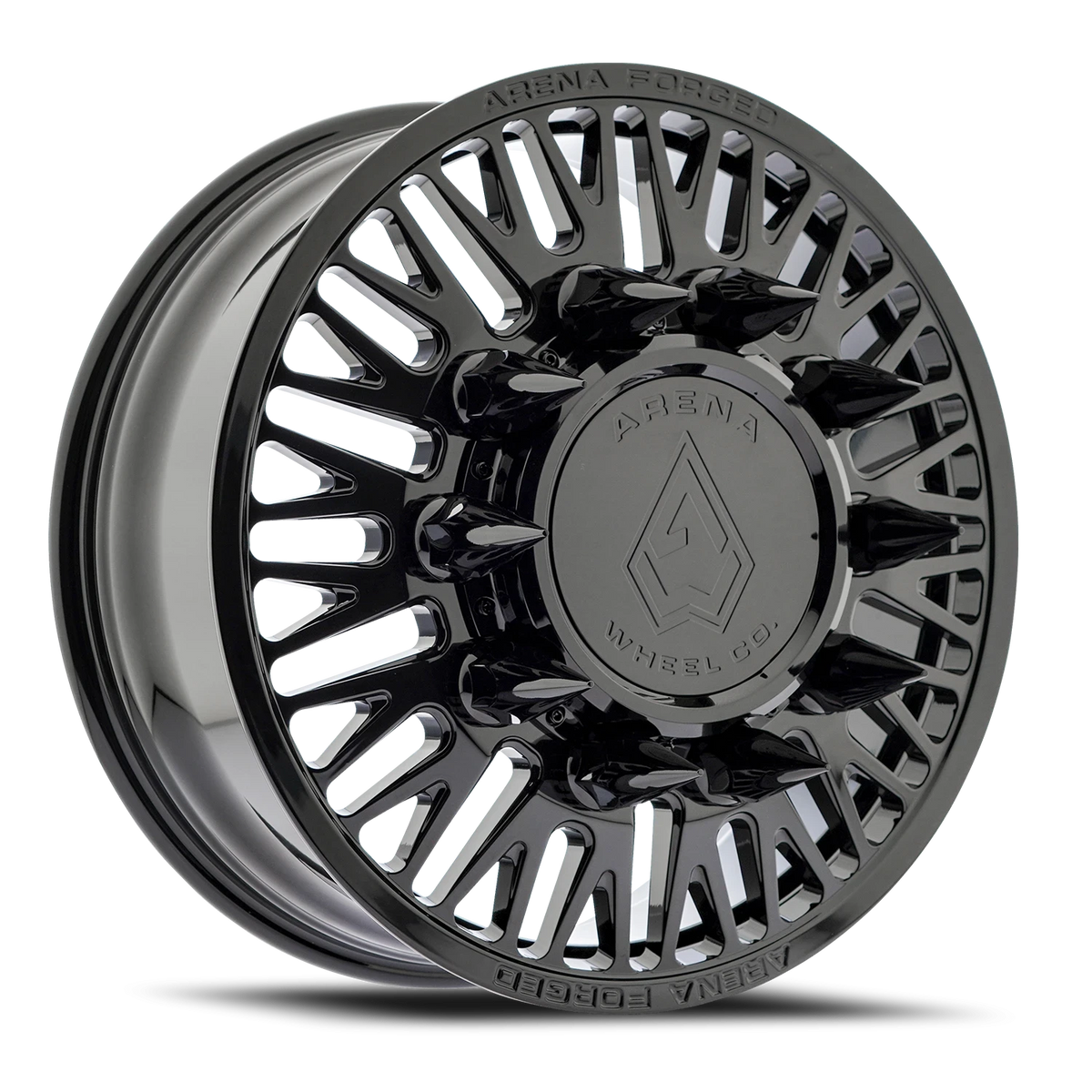 Arena Forged Dually Casino 22X8.25 +100 Gloss Black (Front)