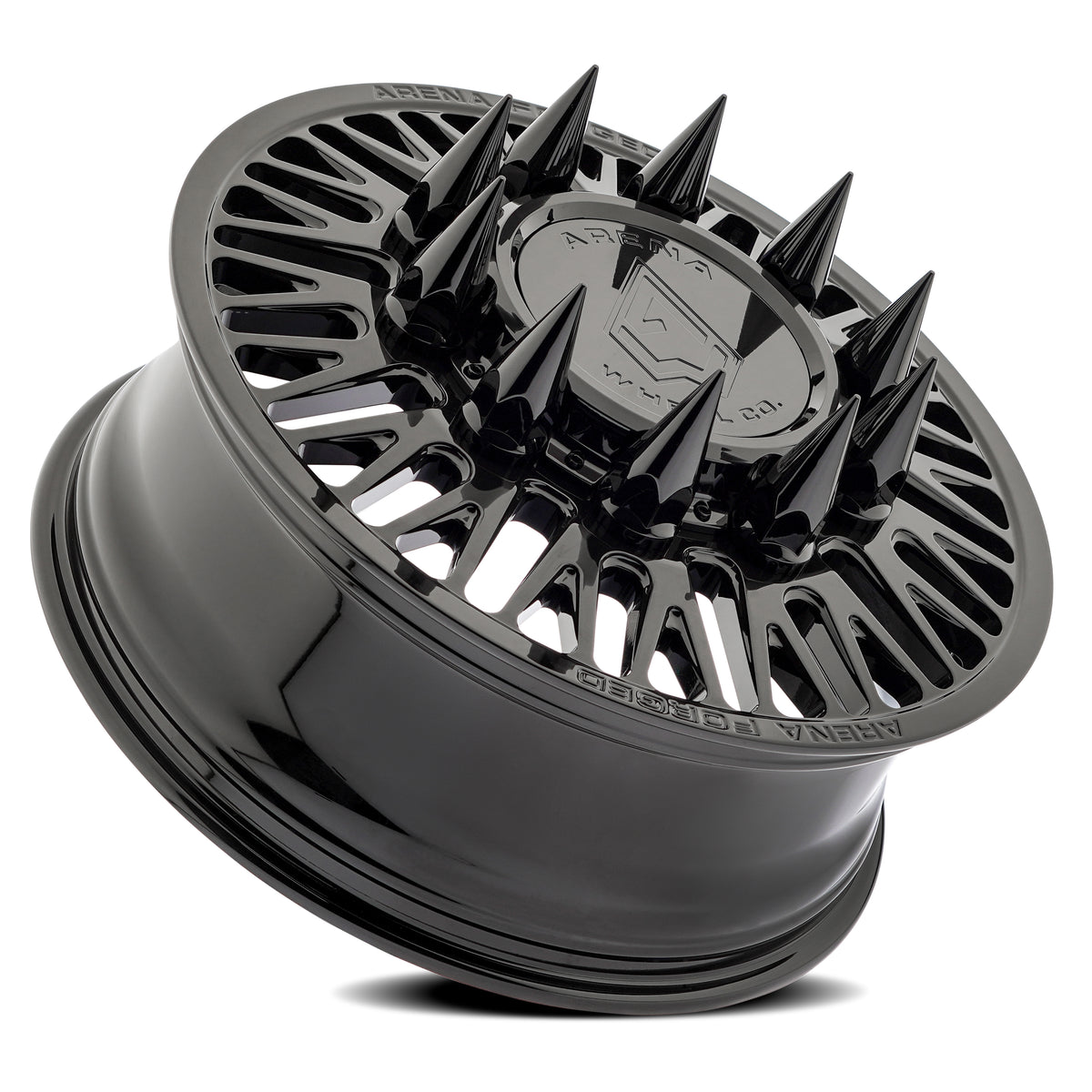 Arena Forged Dually Casino 22X8.25 +100 Gloss Black (Front)