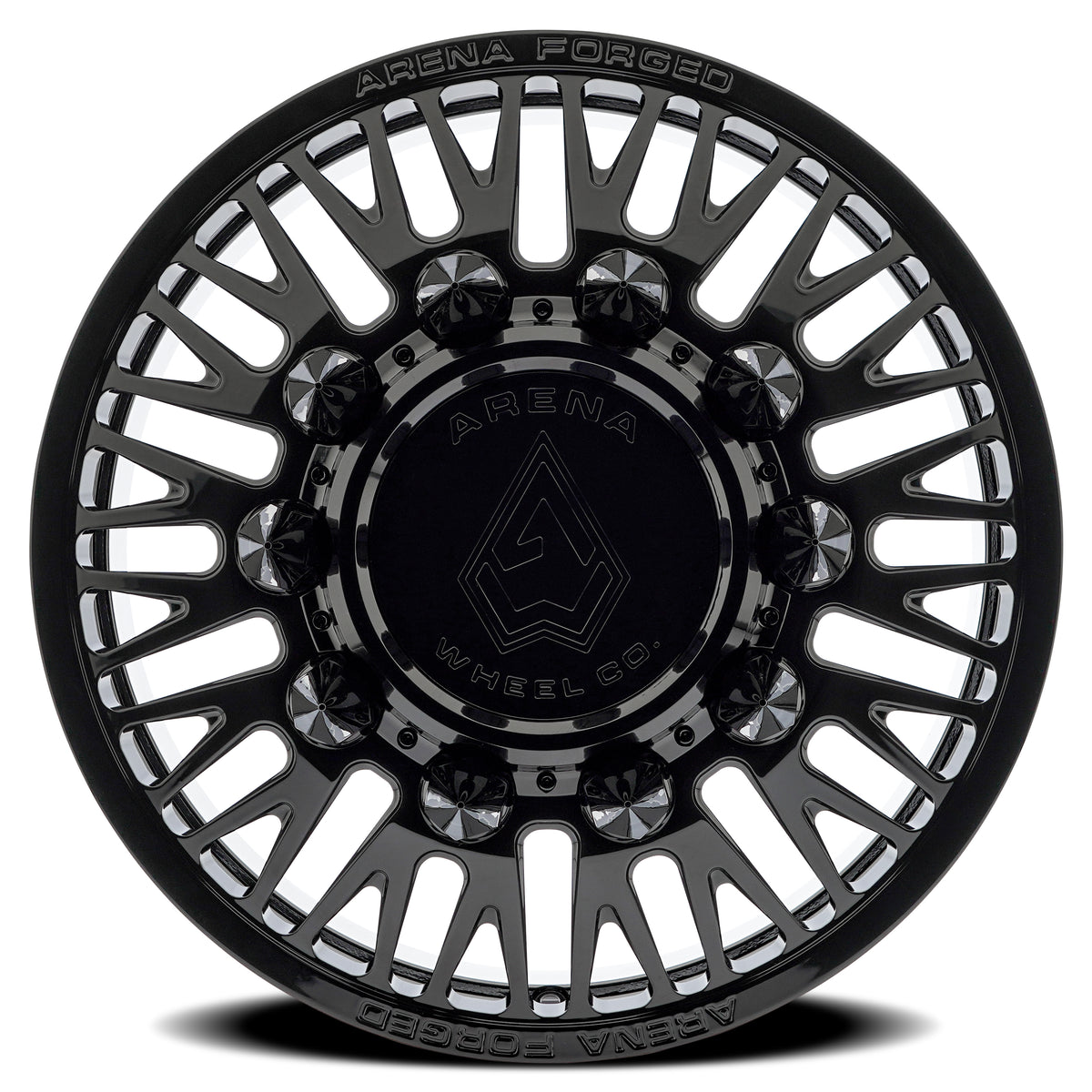 Arena Forged Dually Casino 24X8.25 +100 Gloss Black (Front)
