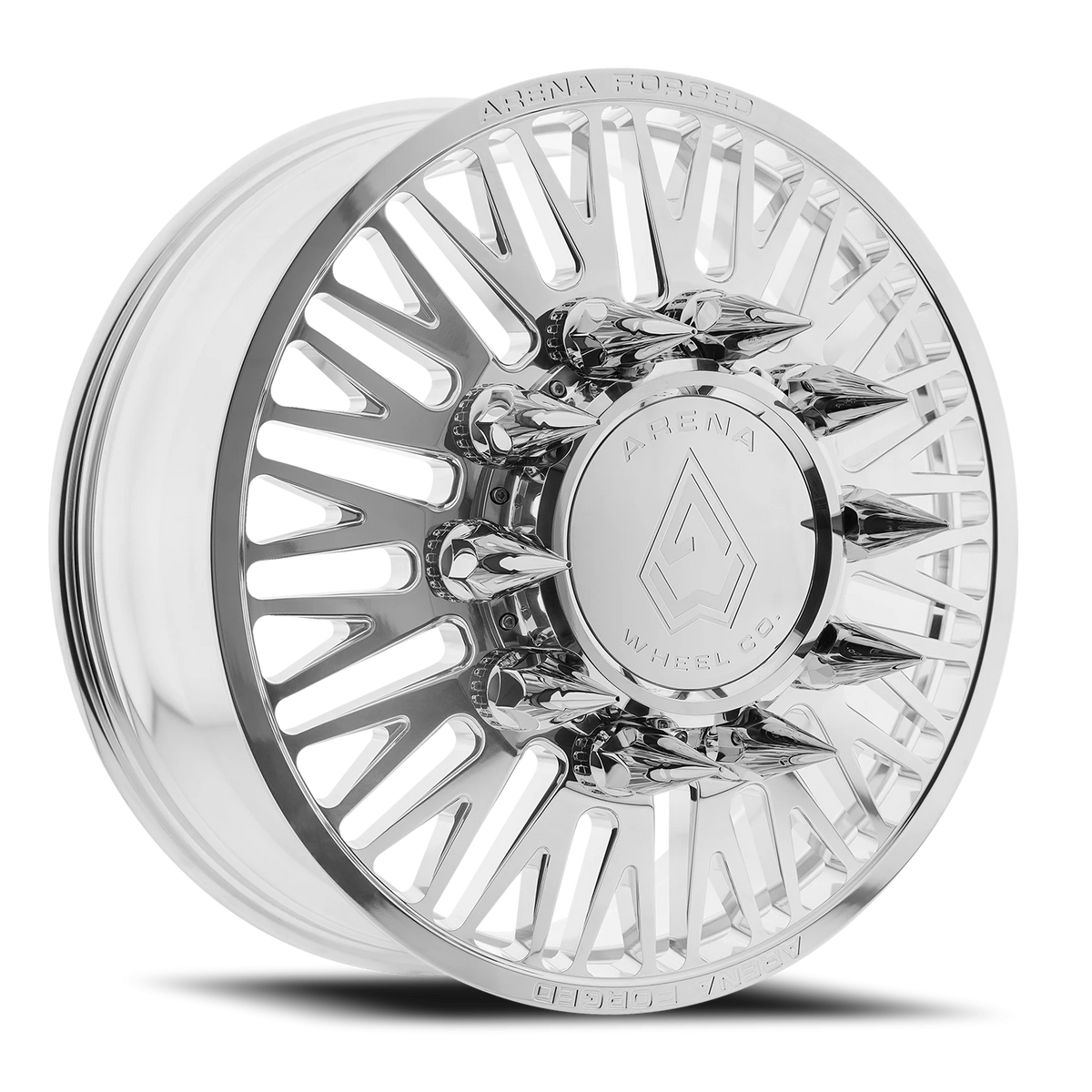 Arena Forged Dually Casino 22X8.25 +100 Polished Milled (Front)