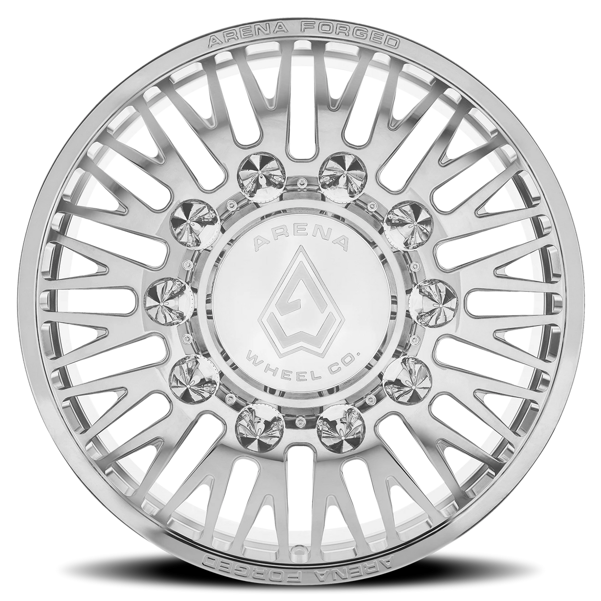 Arena Forged Dually Casino 22X8.25 +100 Polished Milled (Front)