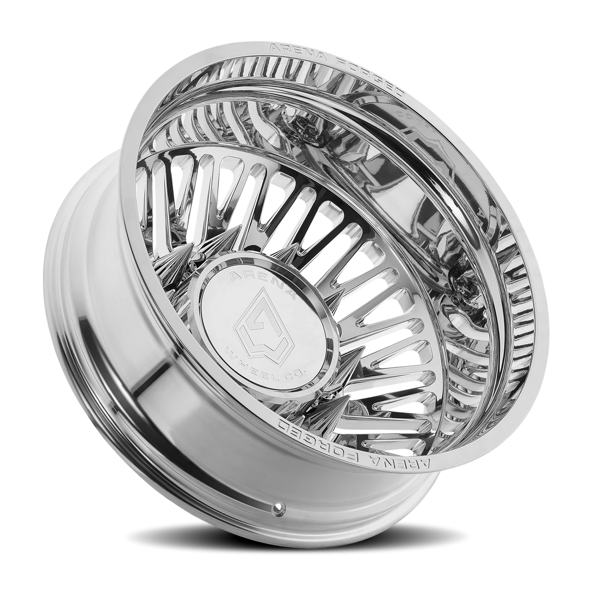 Arena Forged Dually Casino 22X8.25 -209 Polished Milled (Outer)