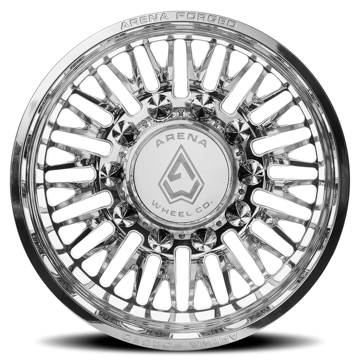 Arena Forged Dually Casino 22X8.25 -209 Polished Milled (Outer)