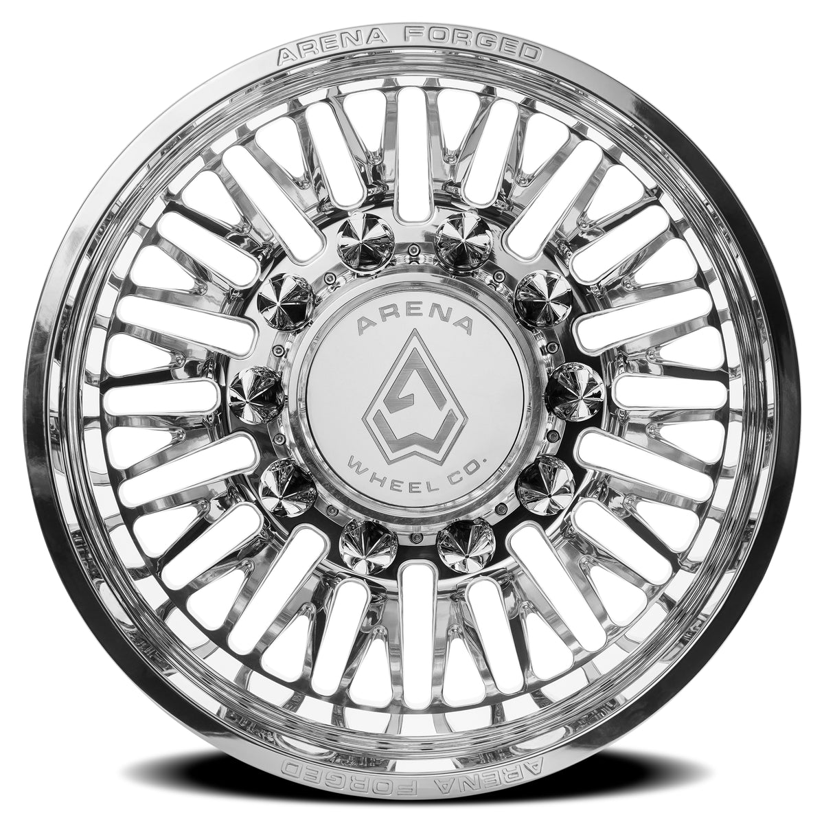 Arena Forged Dually Casino 22X8.25 -209 Polished Milled (Outer)