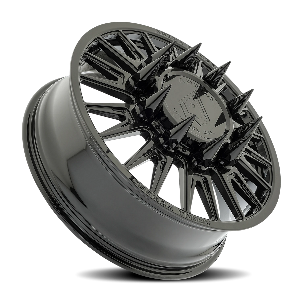 Arena Forged Dually Imperial 24X8.25 +100 Gloss Black (Front)