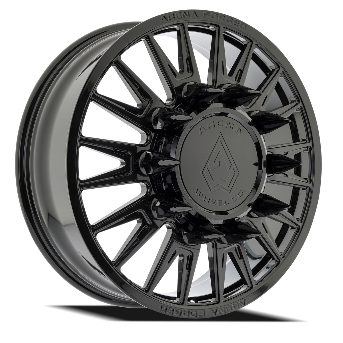 Arena Forged Dually Imperial 24X8.25 +100 Gloss Black (Front)