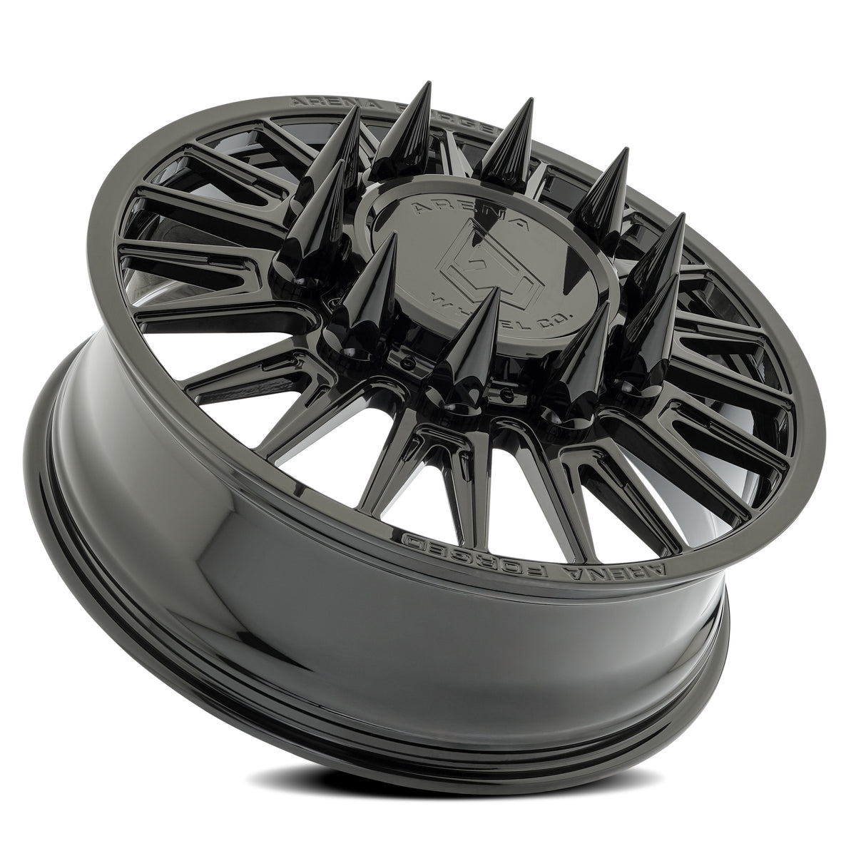 Arena Forged Dually Imperial 24X8.25 +100 Gloss Black (Front)