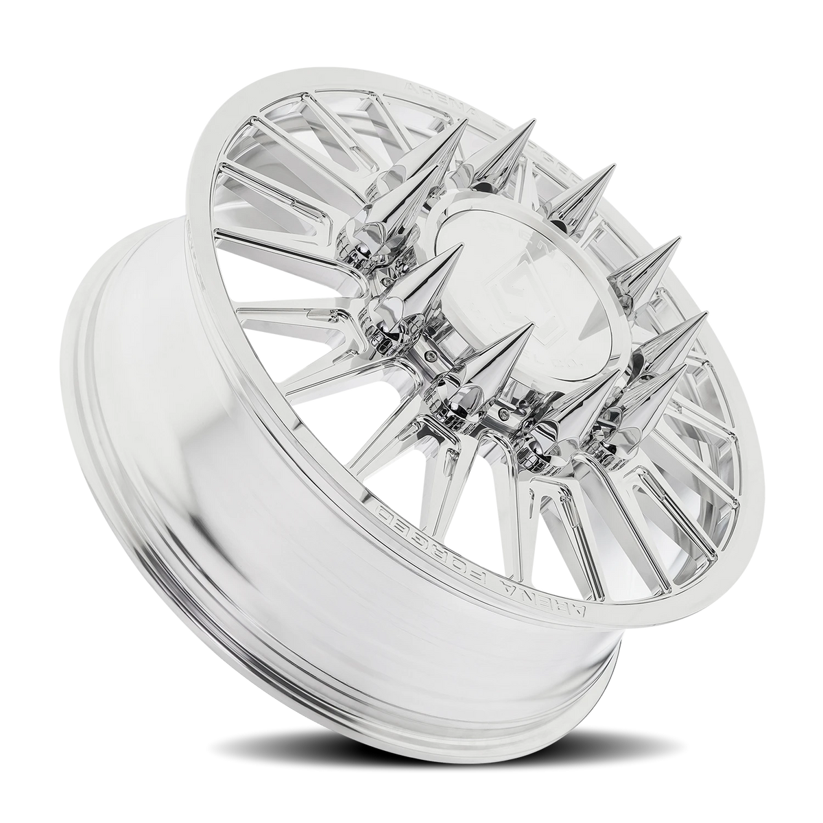 Arena Forged Dually Imperial 24X8.25 +100 Polished Milled (Front)