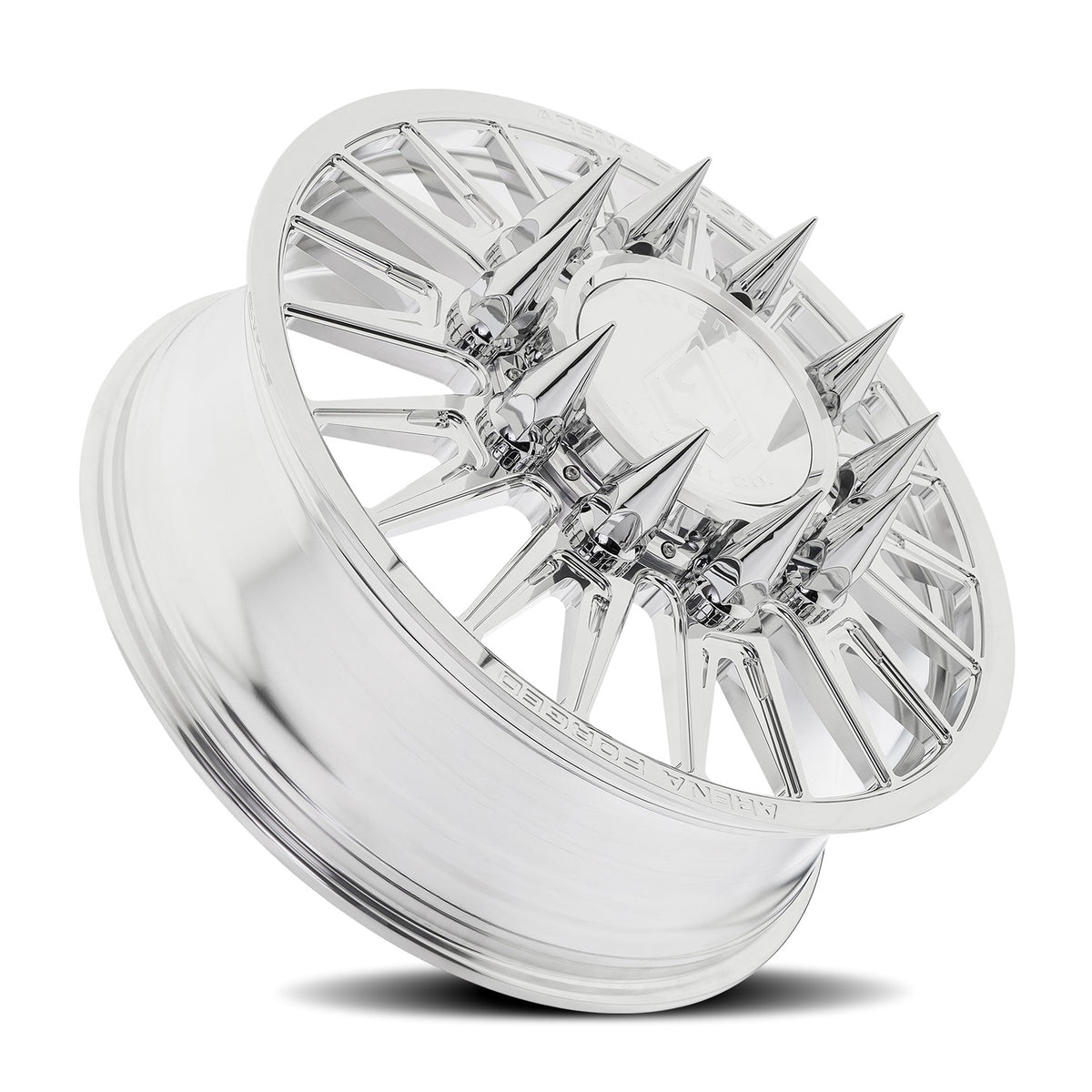 Arena Forged Dually Imperial 24X8.25 +100 Polished Milled (Front)