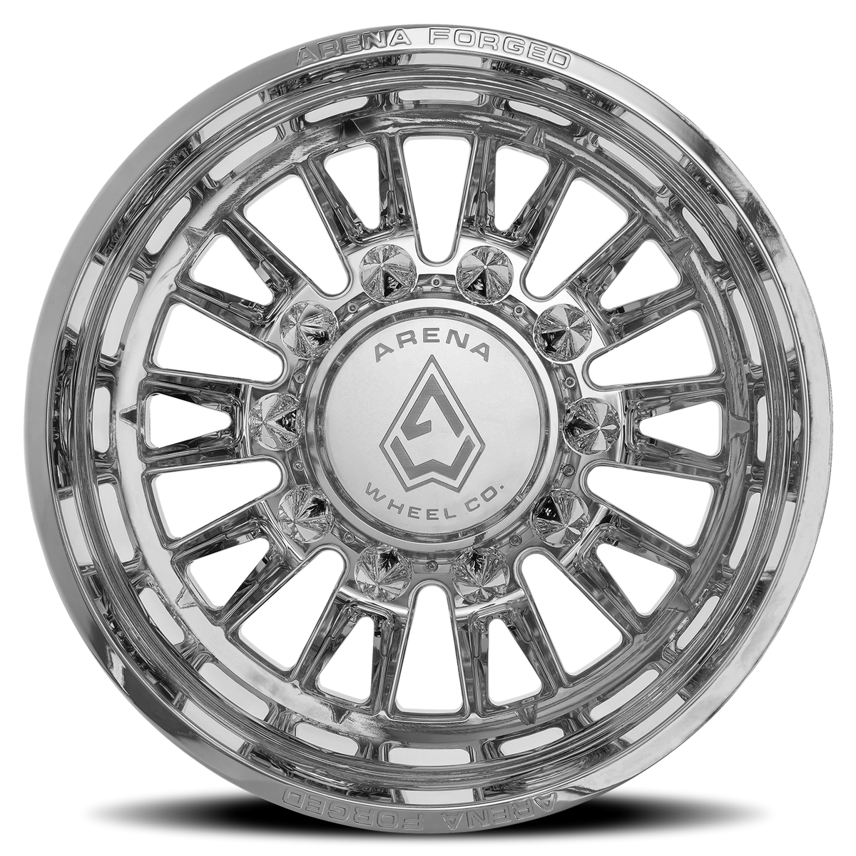 Arena Forged Dually Imperial 24X8.25 -235 Polished Milled (Outer)