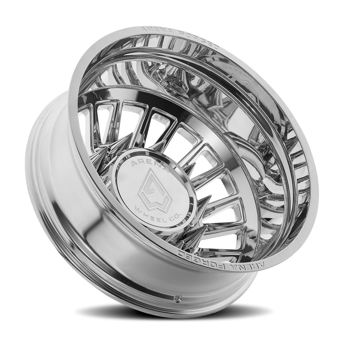 Arena Forged Dually Imperial 24X8.25 -235 Polished Milled (Outer)