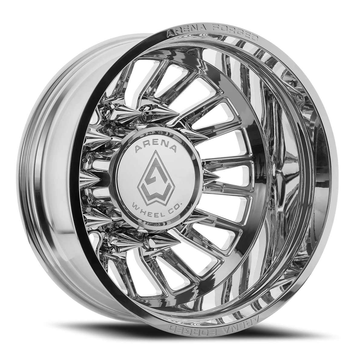 Arena Forged Dually Imperial 24X8.25 -235 Polished Milled (Outer)