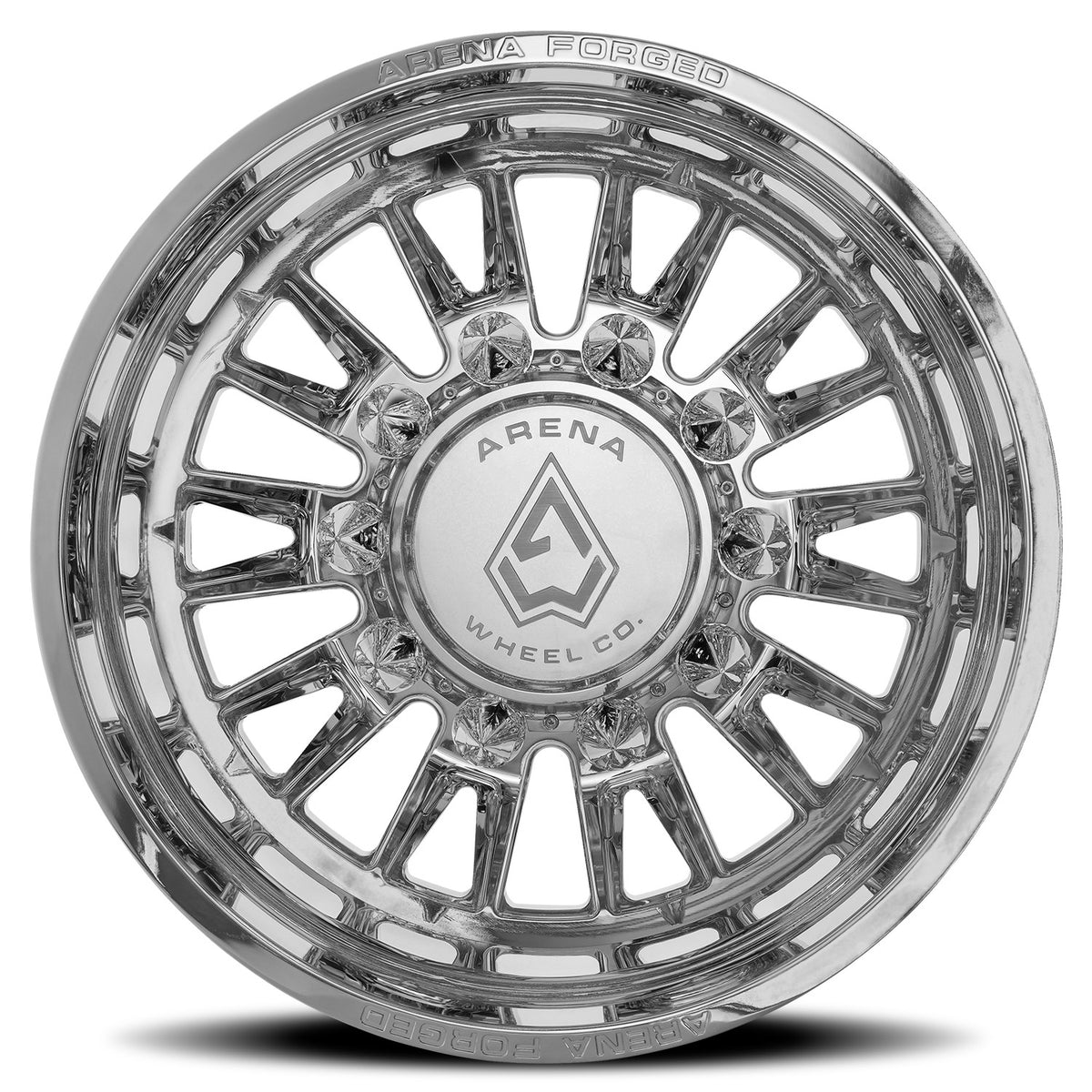 Arena Forged Dually Imperial 24X8.25 -235 Polished Milled (Outer)