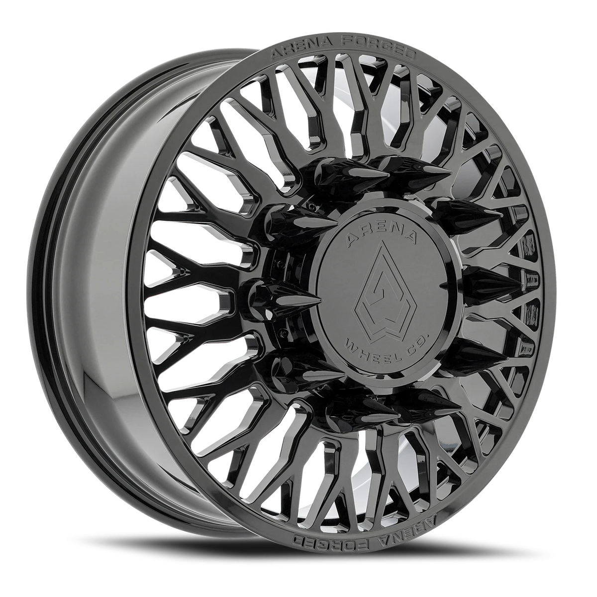 Arena Forged Dually Maximus 22X8.25 +100 Gloss Black (Front)