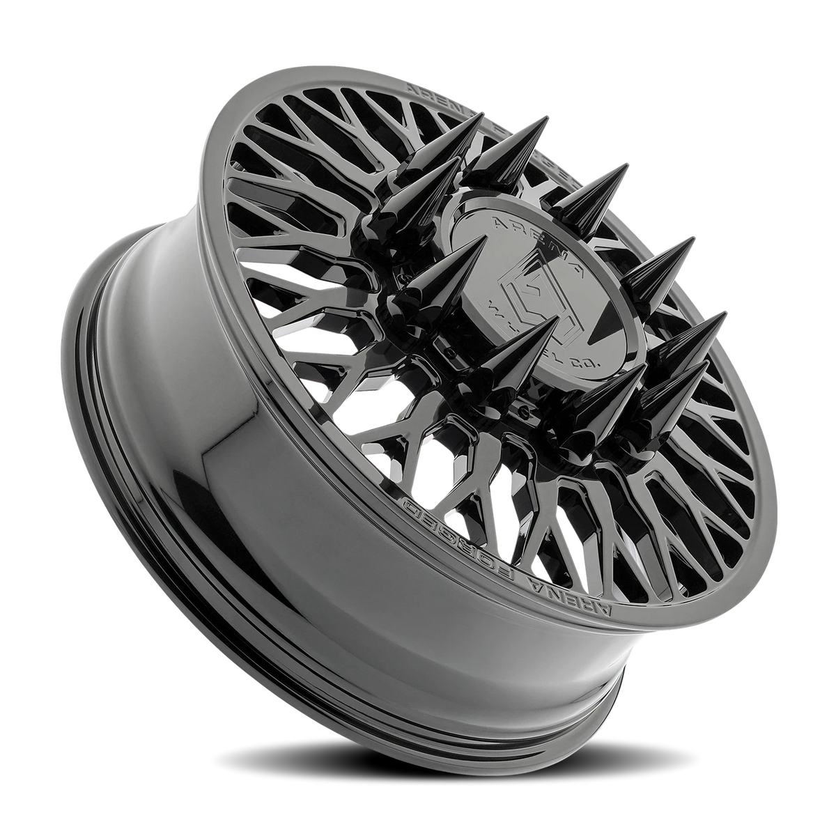 Arena Forged Dually Maximus 22X8.25 +100 Gloss Black (Front)