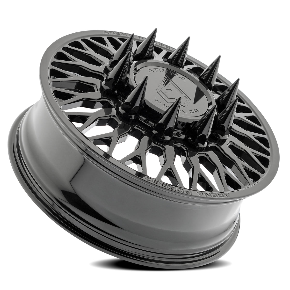 Arena Forged Dually Maximus 22X8.25 +100 Gloss Black (Front)