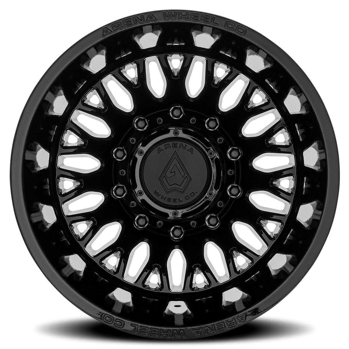 Arena Dually Monarch 22X8.25 -202 Gloss Black (Outer)