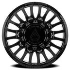 Arena Forged Dually Shoreline 24X8.25 +100 Gloss Black (Front)