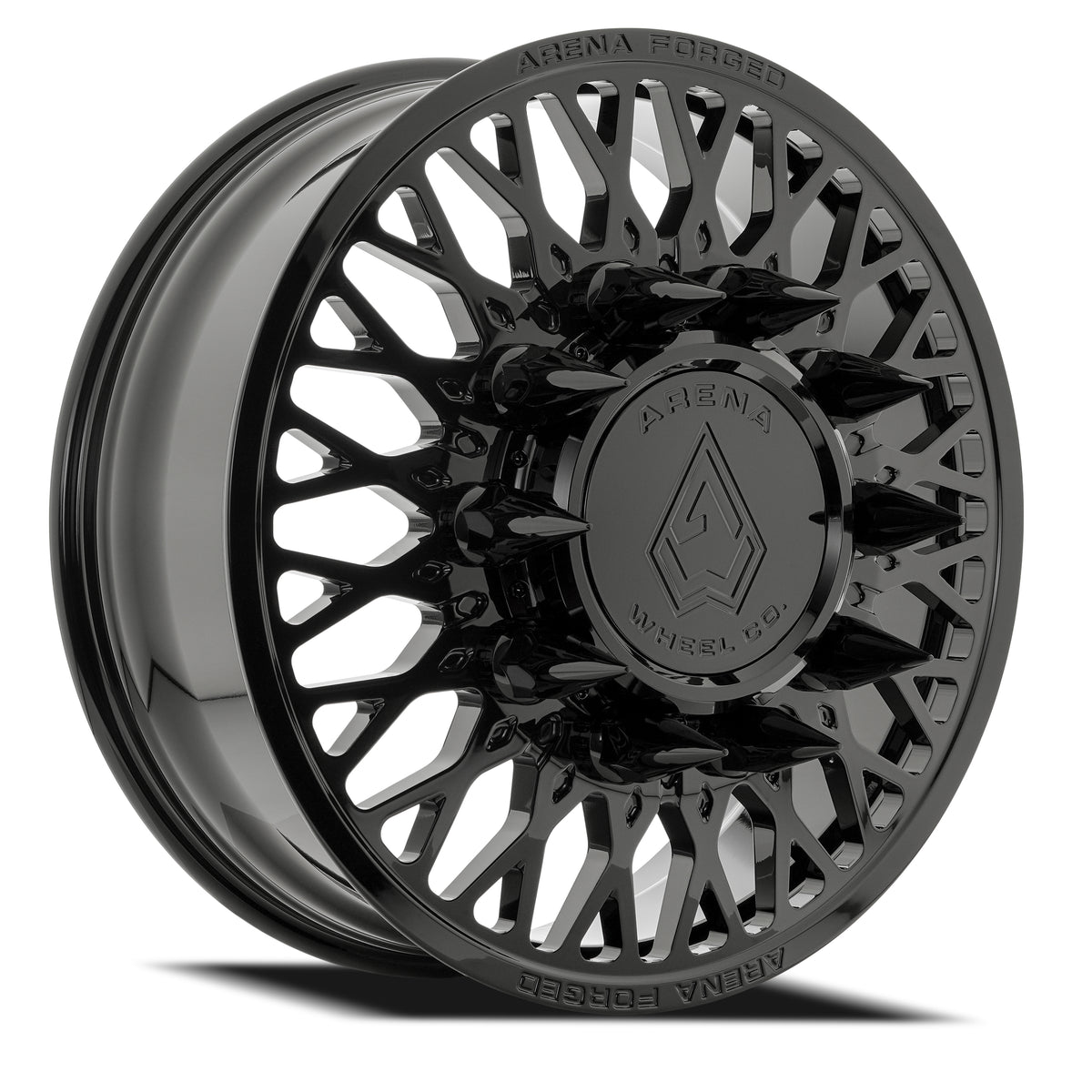 Arena Forged Dually Stealth 24X8.25 +100 Gloss Black (Front)