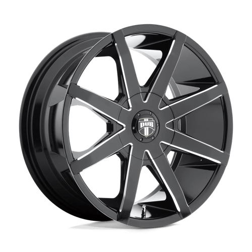 Dub 1Pc S109 Push 24X9.5 +30 Gloss Black Milled