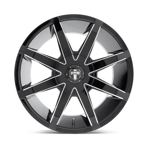 Dub 1Pc S109 Push 20X8.5 +30 Gloss Black Milled
