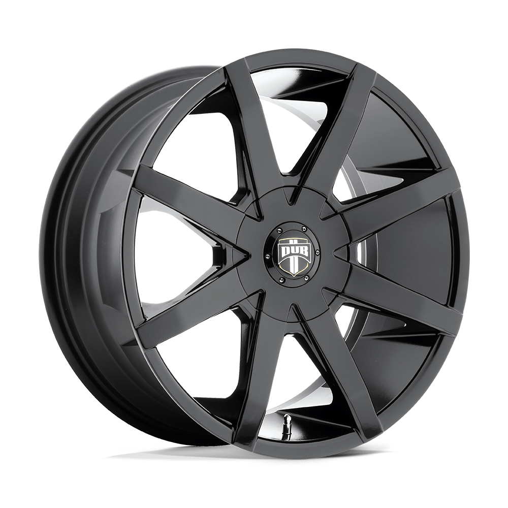 Dub 1Pc S110 Push 22X9.5 +15 Gloss Black