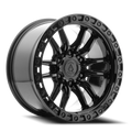 Arena Dune 17X9 +1 Gloss Black
