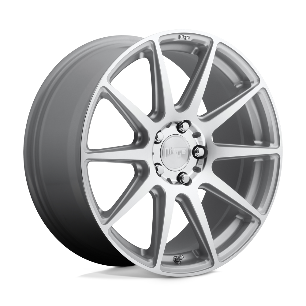 Niche 1Pc M146 Essen 18X8 +40 Gloss Silver Machined