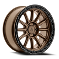 Arena Enduro 20X9 +0 Smoked Bronze W/ Gloss Black Lip