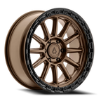 Arena Enduro 20X9 +0 Smoked Bronze W/ Gloss Black Lip