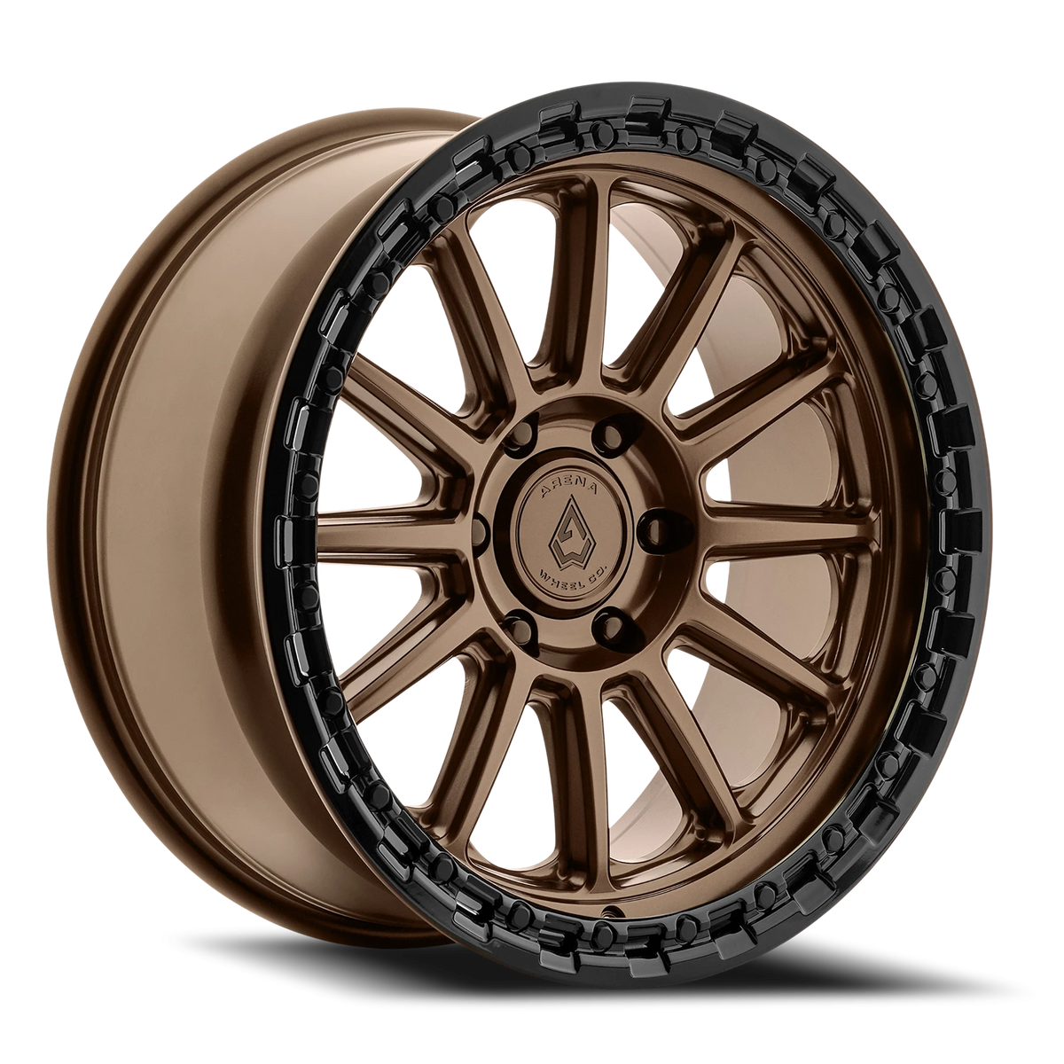 Arena Enduro 20X9 +0 Smoked Bronze W/ Gloss Black Lip